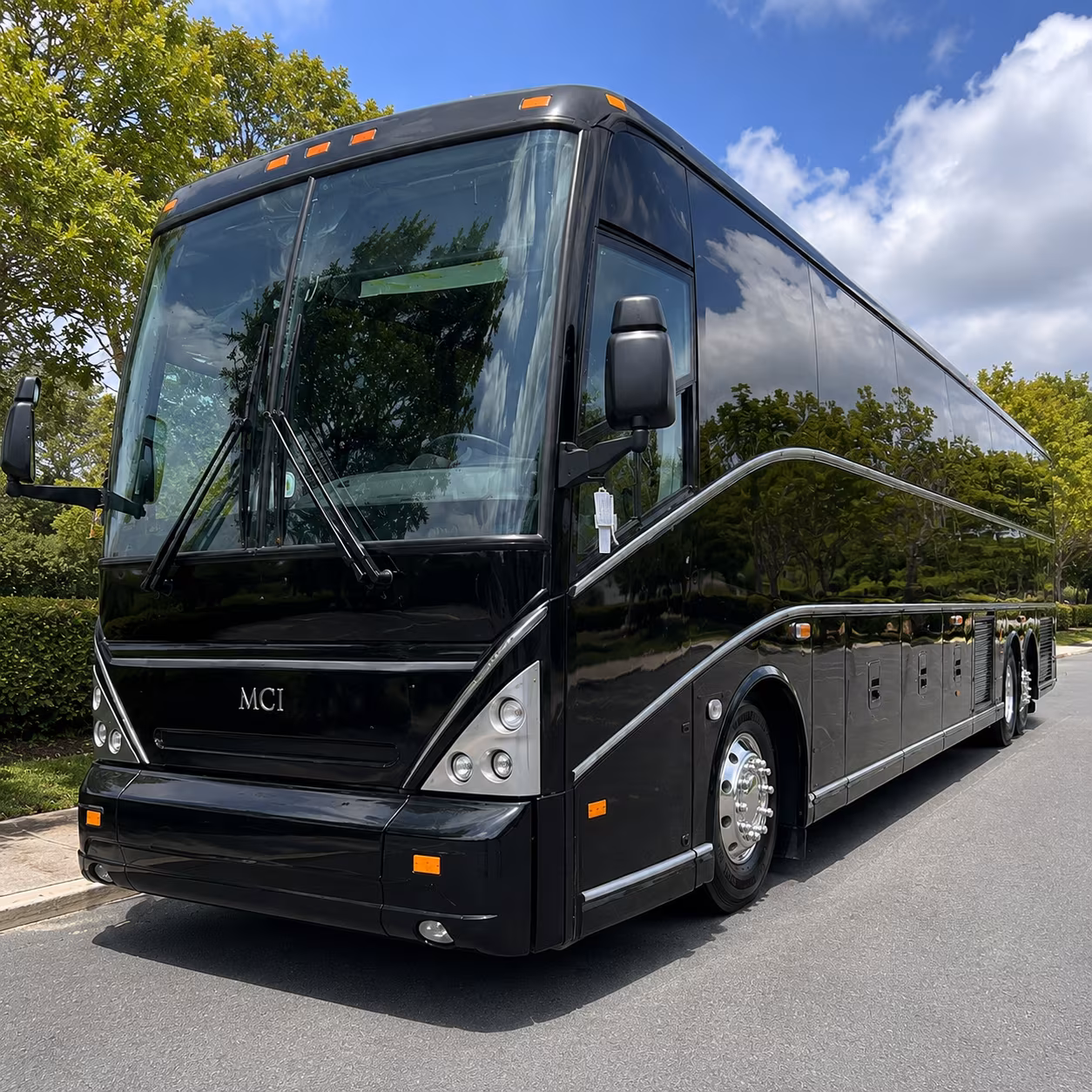 charter buses for corporate events at the old mill district